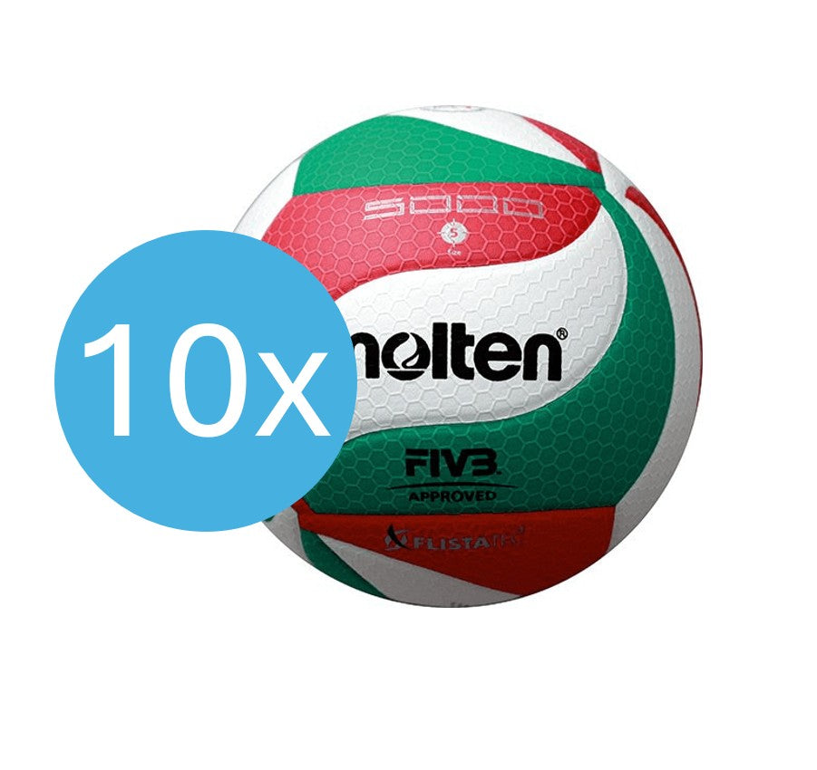 10x Molten V5M5000-DE Flistatec