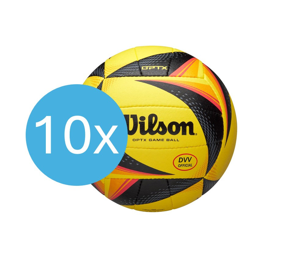 10x Wilson OPTX VB DVV Official Game Ball