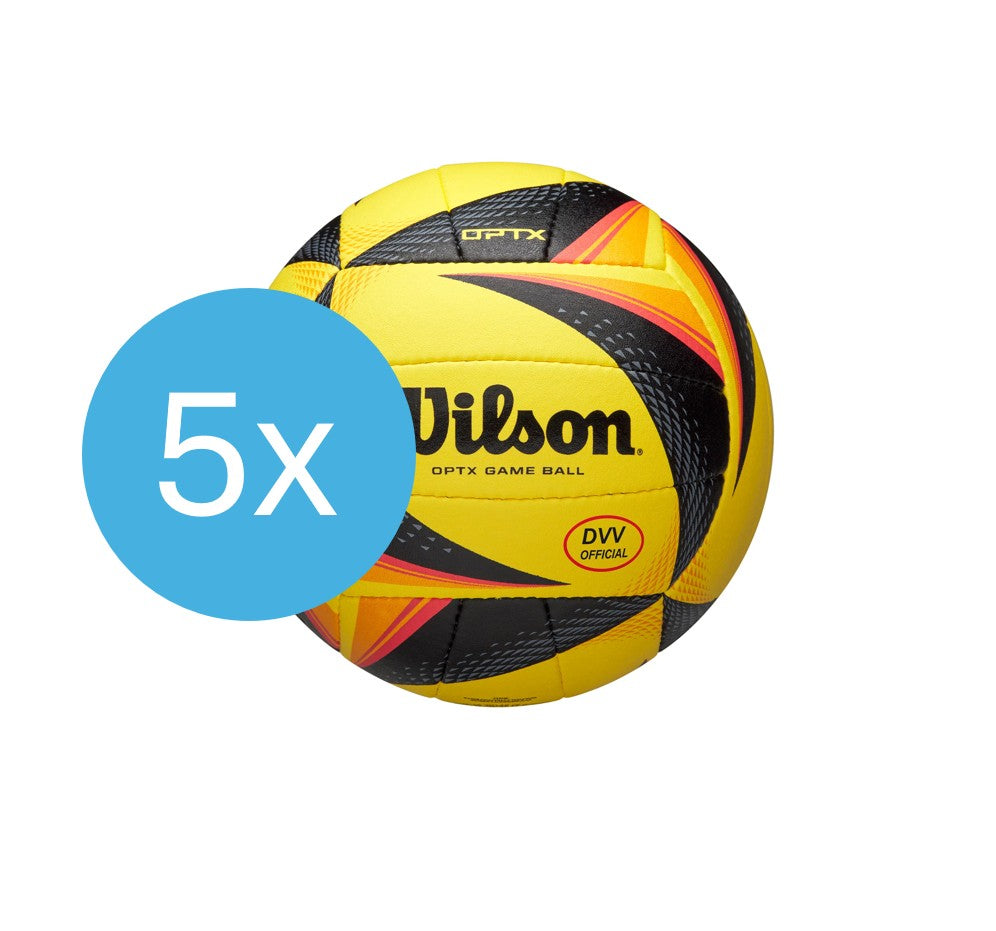 5x Wilson OPTX VB DVV Official Game Ball