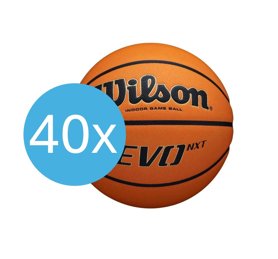 40x Wilson EVO Nxt Fiba Game Ball