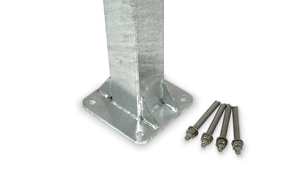 Funtec Beachvolleyball Netzanlage Beach Champ 8,5 m (BD) auf Fundamenten