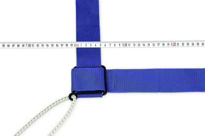 Funtec Beachvolleyball Netzanlage Beach Champ 8,5 m (SBD) auf Fundamenten + abnehmbare Bodenhülsen