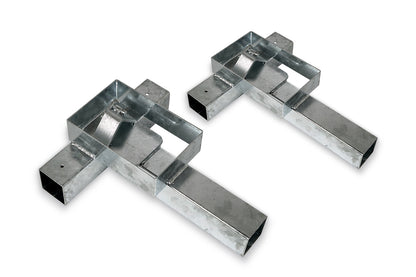 Funtec Beachvolleyball Netzanlage Beach Champ 8,5 m (SCB) freistehend mit abnehmbaren Bodenhülsen