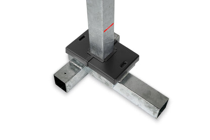 Funtec Beachvolleyball Netzanlage Pro Beach 8,5 m (SCB) freistehend + abnehmbare Bodenhülsen