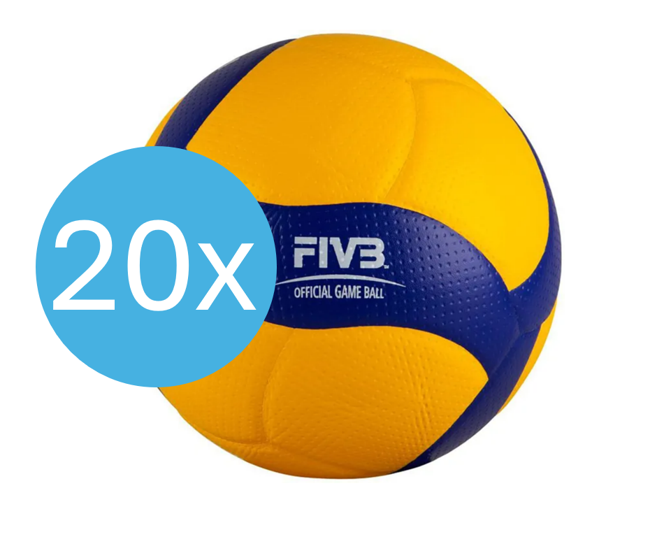 20x Mikasa V200W-FIVB