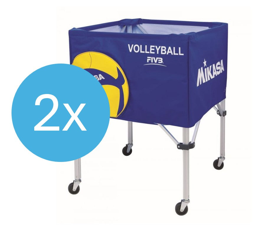 2x Mikasa AC-BC200W Ballwagen