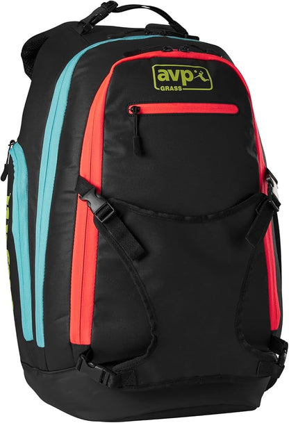 Wilson AVP Rucksack Grass schwarz/coral/blau