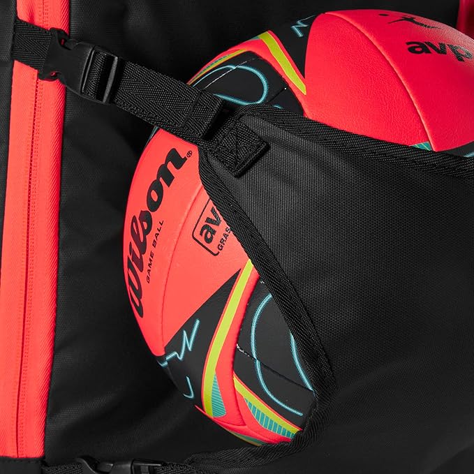 Wilson AVP Rucksack Grass schwarz/coral/blau