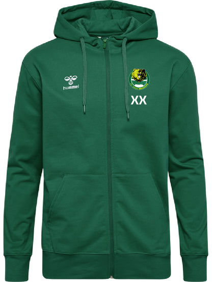 Zip-Hoodie, evergreen
