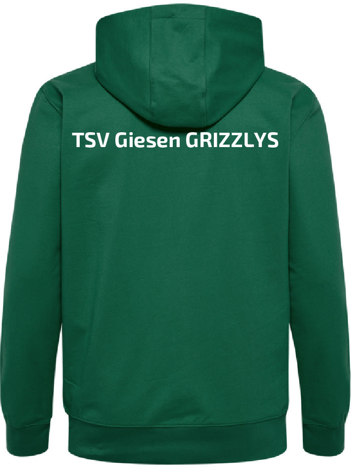 Zip-Hoodie, evergreen