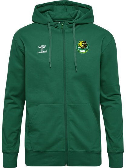 Zip-Hoodie, evergreen