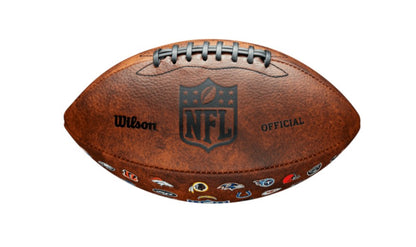 Wilson NFL JR Throwback FB 32 Team Logo