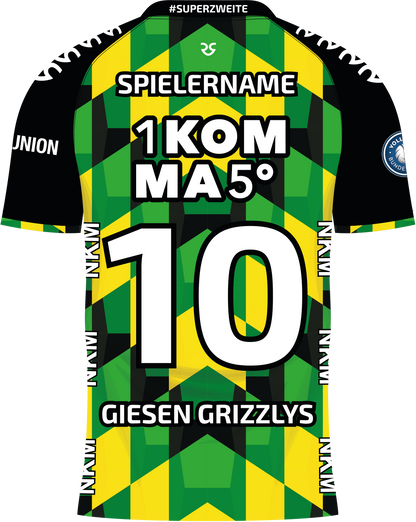 Bundesliga-Trikot der TSV GIESEN GRIZZLYS II 2026/27, exklusiv