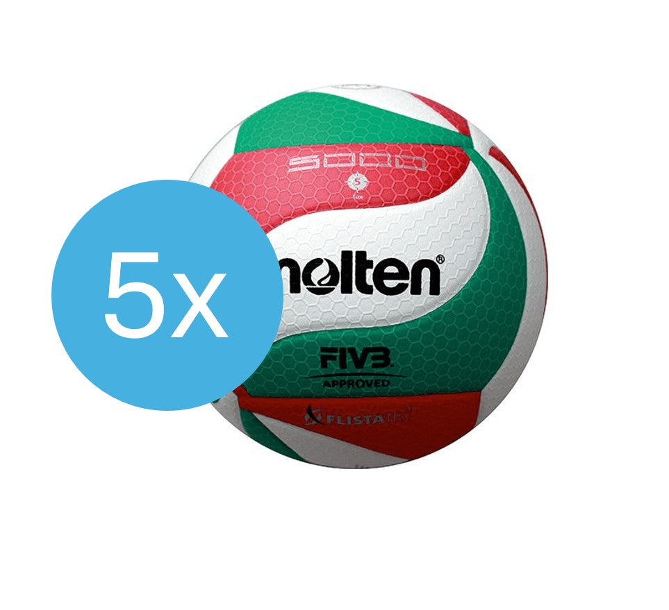 5x Molten V5M5000-DE Flistatec