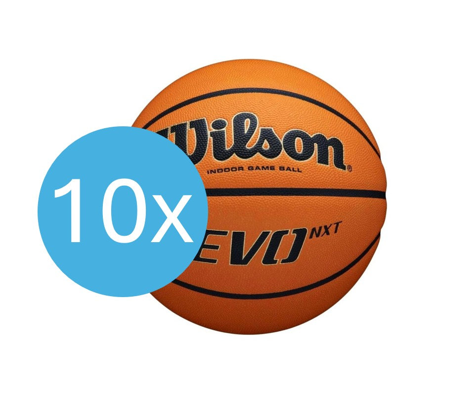 10x Wilson EVO Nxt Fiba Game Ball